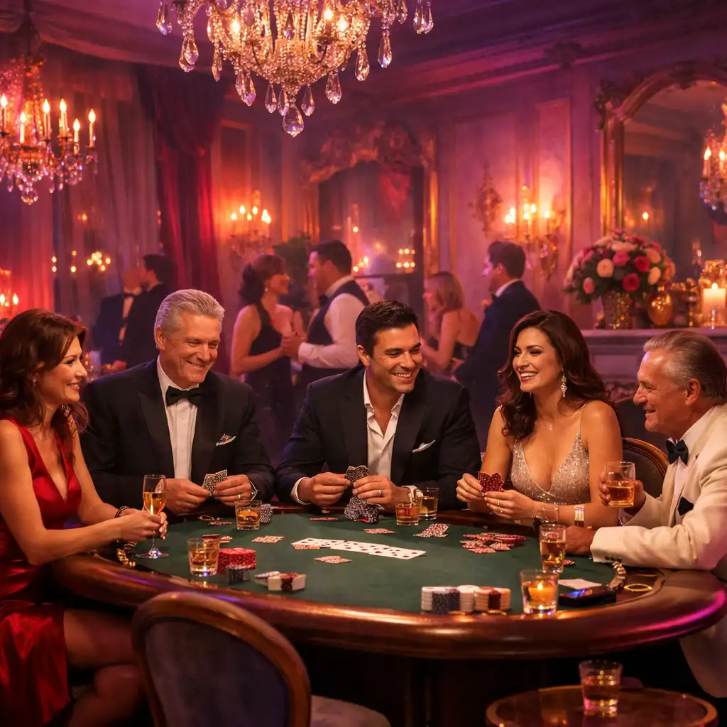 Soirée poker élégante et festive organisée par Malinovia